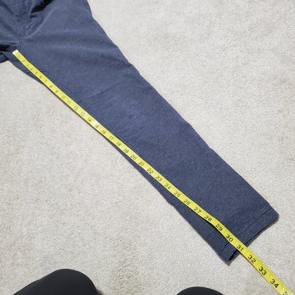 LULULEMON ABC Pants Skinny Leg *Tech Canvas Heathered Deep Navy Men's 30 x 31" - Picture 14 of 14